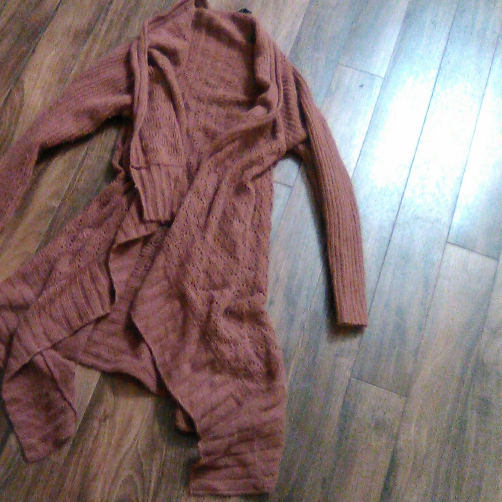 Rose colored Angora sweater